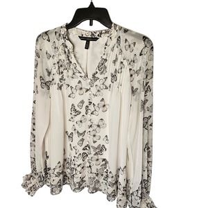 Women's White House Black Market Lined Top Size S